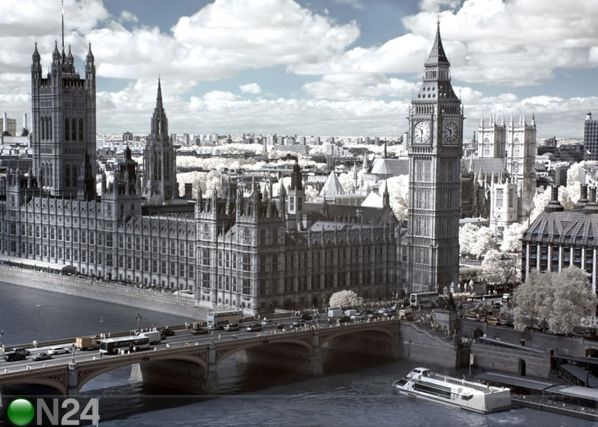 Fliis-fototapeet London Parliament 360x270 cm