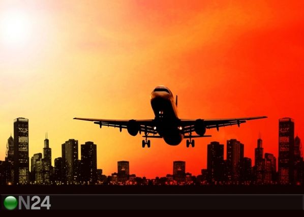 Fliis-fototapeet Night flight 360x270 cm