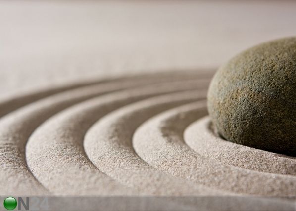 Fliis-fototapeet Stone in the sand 360x270 cm