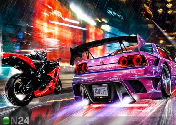 Fliis-fototapeet The race 360x270 cm