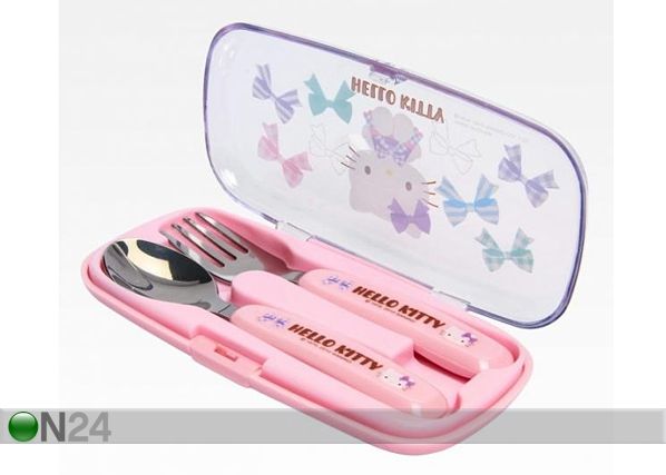 Hello Kitty lusika ja kahvli komplekt