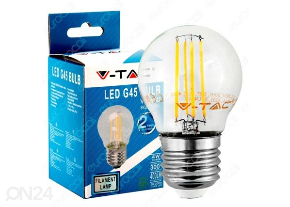 Hõõgniidiga LED pirn E27 4 W 3 tk