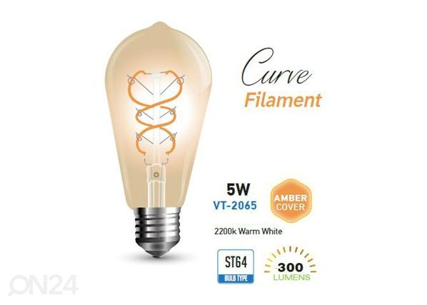 Hõõgniidiga LED pirn E27 5 W