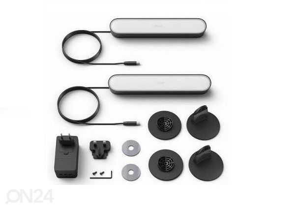 Hue White and Color ambiance Play valgusti must kaksikpakk