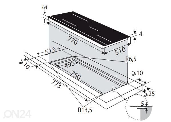 Induktsioonplaat Brandt BPI384HUB