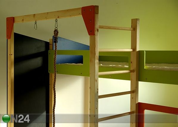 Kahekohaline nari võimlemiskomplektiga 80x200 cm