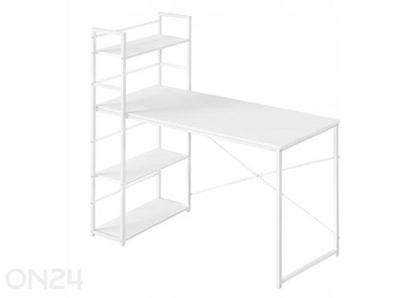 Kirjutuslaud riiuliga 120 cm