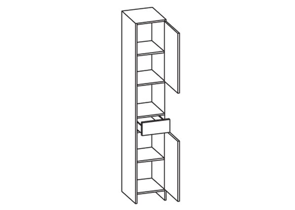 Kõrge vannitoakapp 350