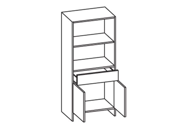Kõrge vannitoakapp 350