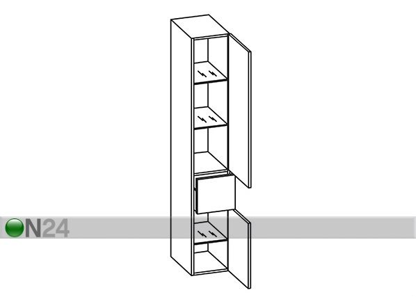 Kõrge vannitoakapp 359