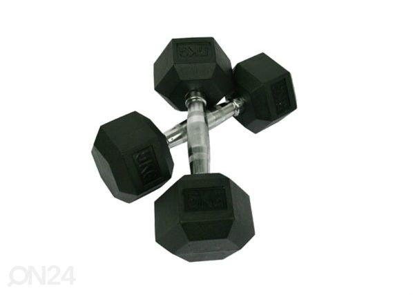 Kummist otstega hantel 20 kg Marcy