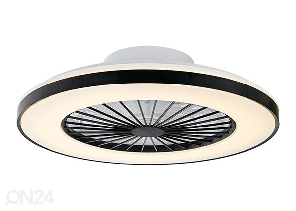 Laevalgusti-ventilaator Panama Led, must