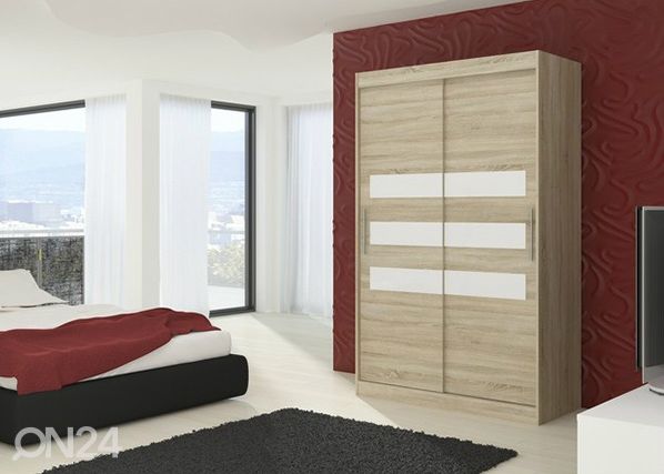 Lükandustega riidekapp 150 cm