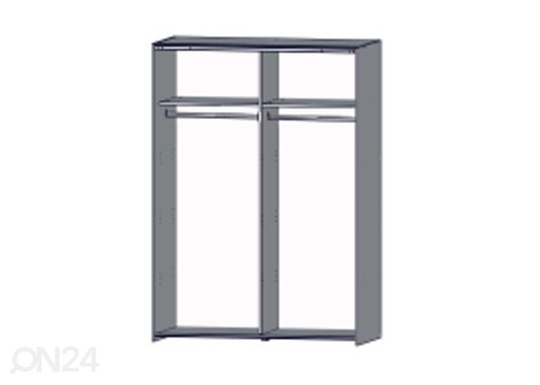 Lükandustega riidekapp Arco 120 cm