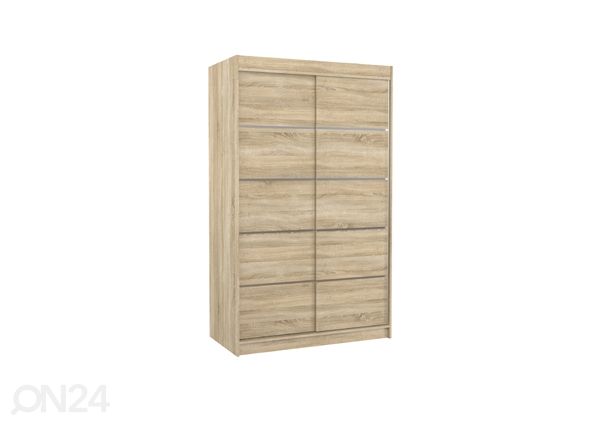 Lükandustega riidekapp Benisso 120 cm