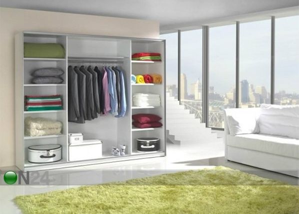 Lükandustega riidekapp Lux 244 cm