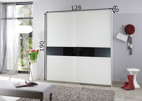 Lükandustega riidekapp Lux
