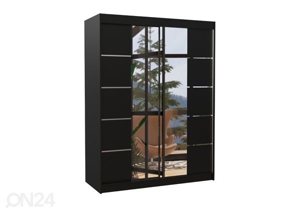 Lükandustega riidekapp Pella 150 cm