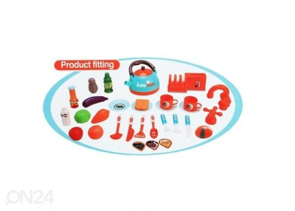 Mänguköök lisadega