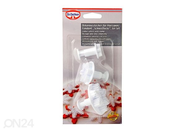 Martsipani pressvormid Lumehelbed