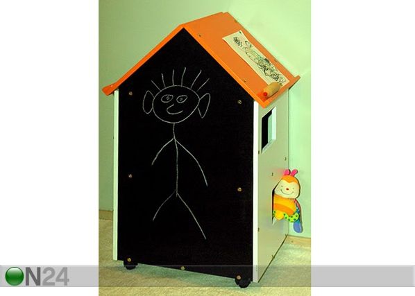 Nukumaja kriiditahvli ja joonistamisalusega