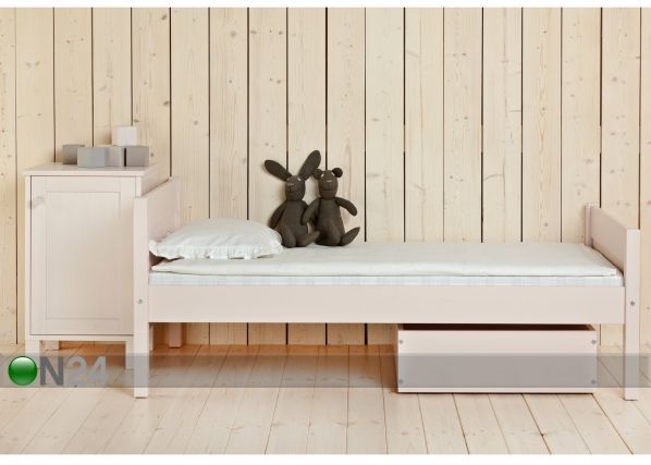 Pätiku voodi 70x155 cm madratsi ja kattemadratsiga
