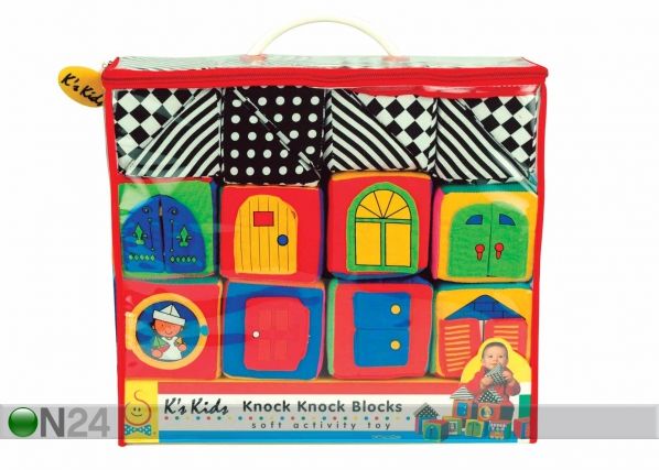 Pehmed mänguklotsid K`s Kids Knock Knock Block