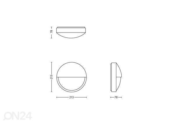 Philips Capricorn seinavalgusti 1x6 W 600lm 2700K