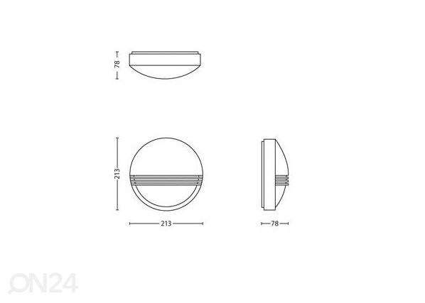 Philips Yarrow seinavalgusti 1x6 W 600lm 2700K