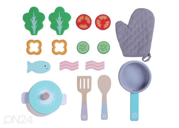 Puidust söögitegemise komplekt Gerardo's Toys