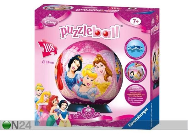 Puzzlepall Printsess 108 tk