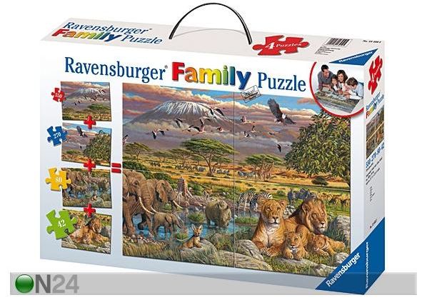 Ravensburger perepuzzle Aafrika 4tkx35x50 cm