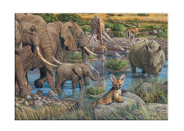 Ravensburger perepuzzle Aafrika 4tkx35x50 cm