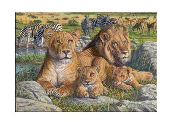 Ravensburger perepuzzle Aafrika 4tkx35x50 cm