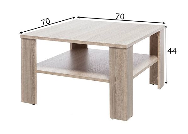 Reguleeritava kõrgusega diivanilaud Allegra