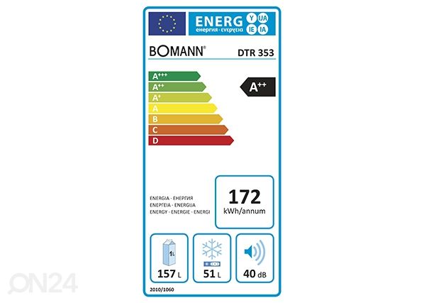 Retro külmkapp Bomann