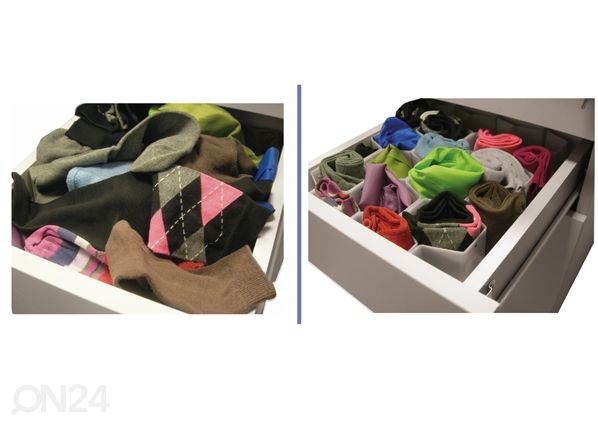 Sahtli organisaator 18-vahega kärgstruktuur