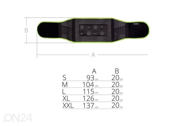 Selja tugiside magnetic bamboo inSPORTline