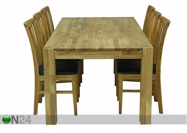 Söögilaua ja toolide komplekt Pillau