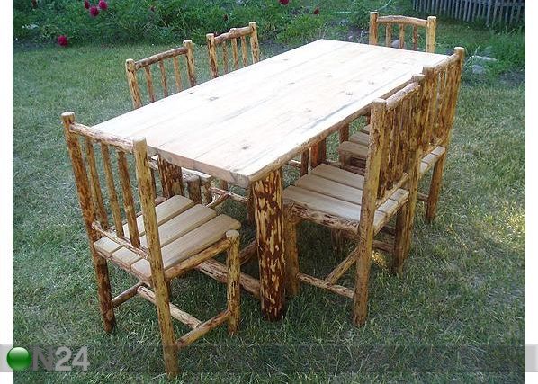 Söögilauakomplekt. laud + 6 tooli