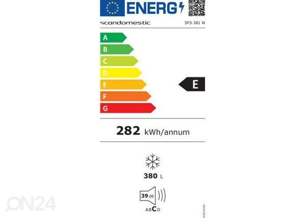 Sügavkülmik Scandomestic SFS381W valge