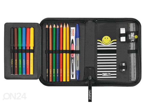 Täidetud pinal Herlitz Smileyworld Black Stripes