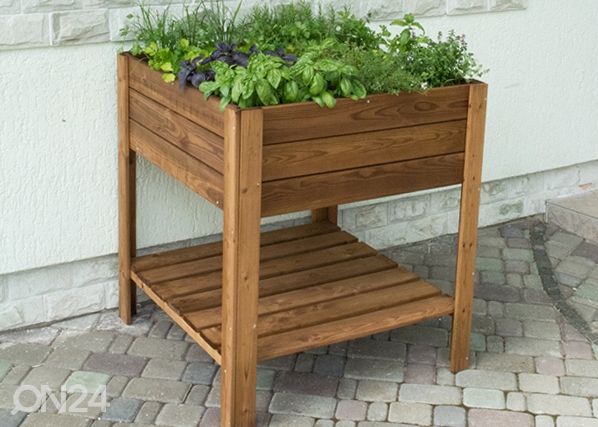 Taimekasvatuskast jalgadel 80x80 cm 4 sektorit