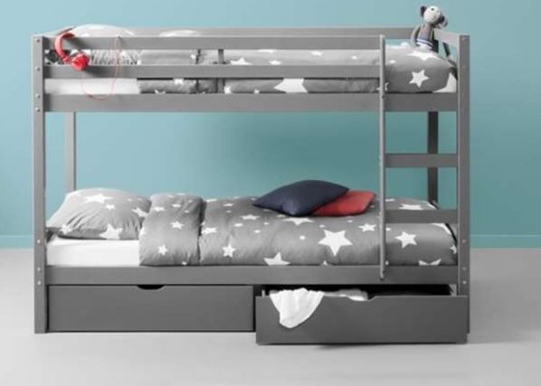 Täispuidust narivoodi 90x200 cm