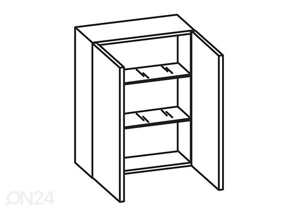 Ülemine vannitoakapp 359