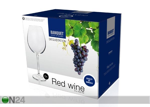 Veiniklaaside komplekt 6 tk