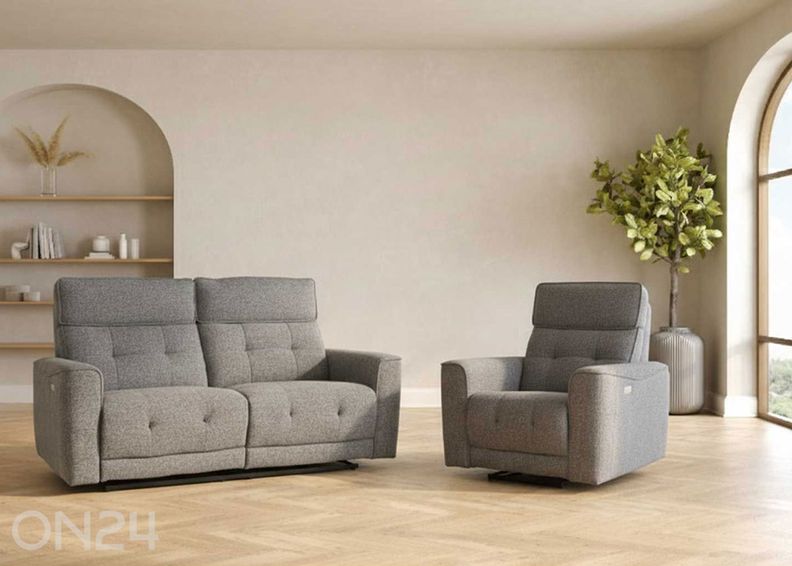 2-kohaline diivan Bosco Recliner suurendatud