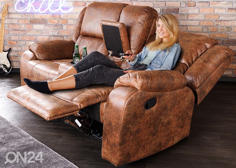 2-kohaline diivan recliner Hollywood suurendatud