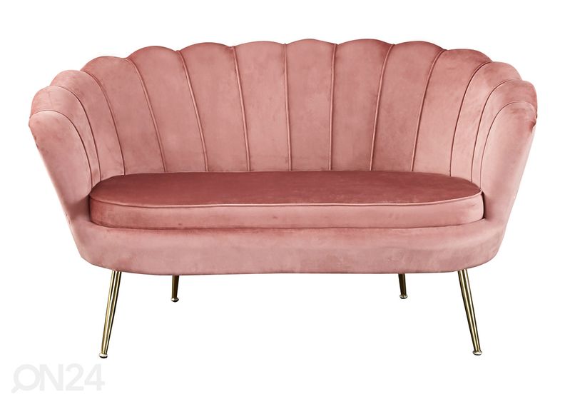 2-kohaline diivan, roosa suurendatud