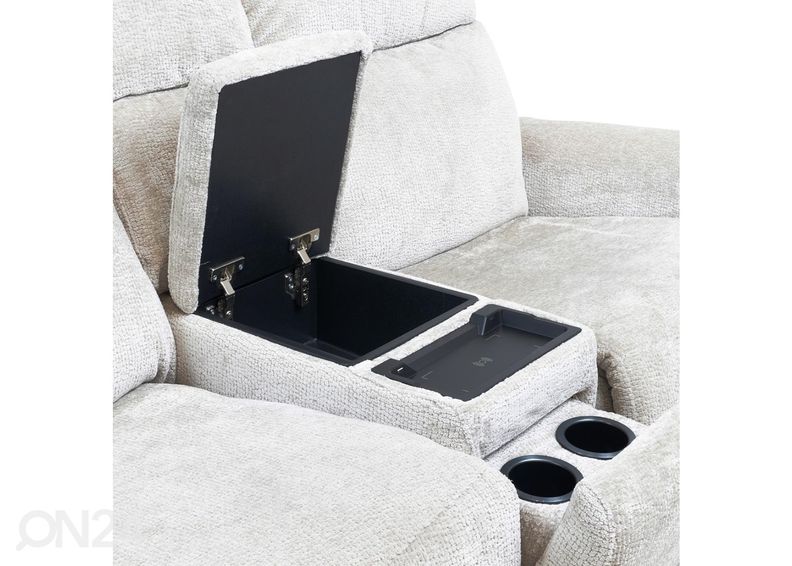 2-kohaline recliner diivan suurendatud